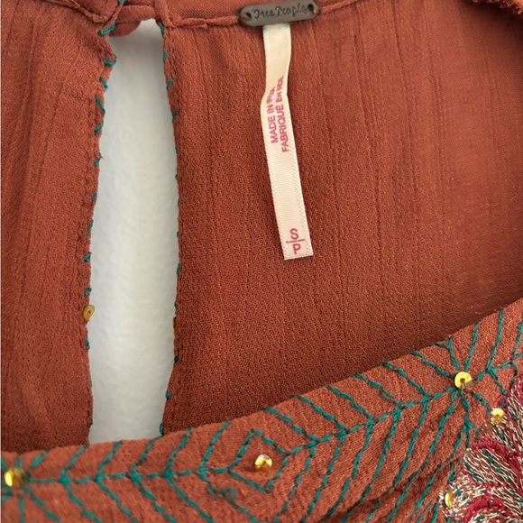 Free People Embroidered Top - Picture 2 of 4